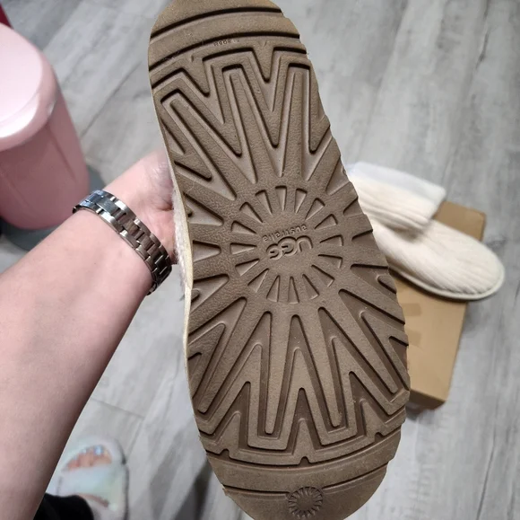 Ugg fringe cardy boot ivory 7 - Picture 6 of 7